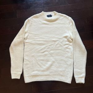 Pull&Bear Mens Sweater White Size L